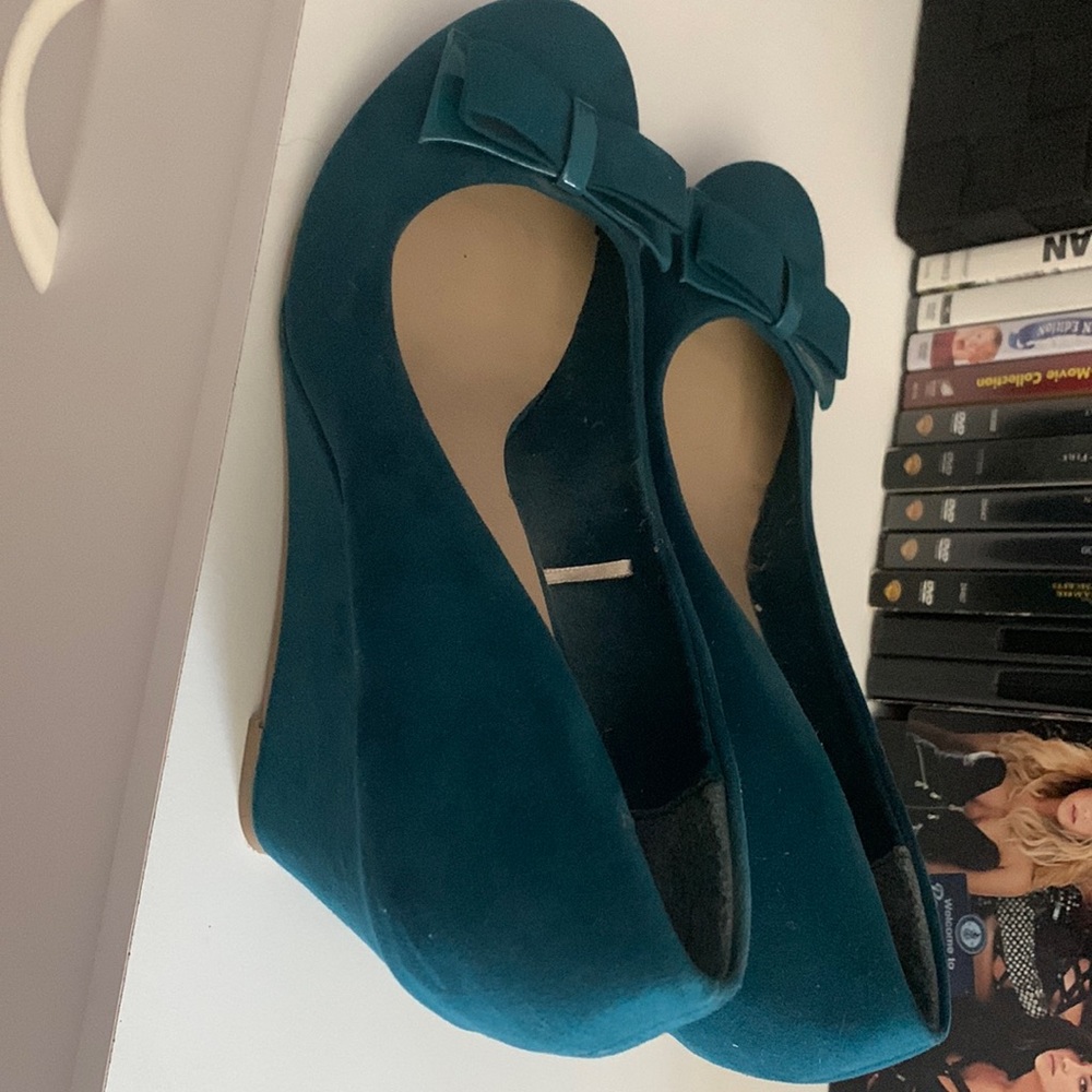 teal 4 inch heels -9